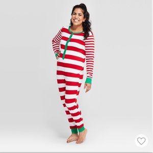 Women’s Christmas Striped Holiday Pajamas